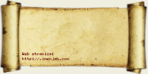 Angelina Brzaković vizit kartica